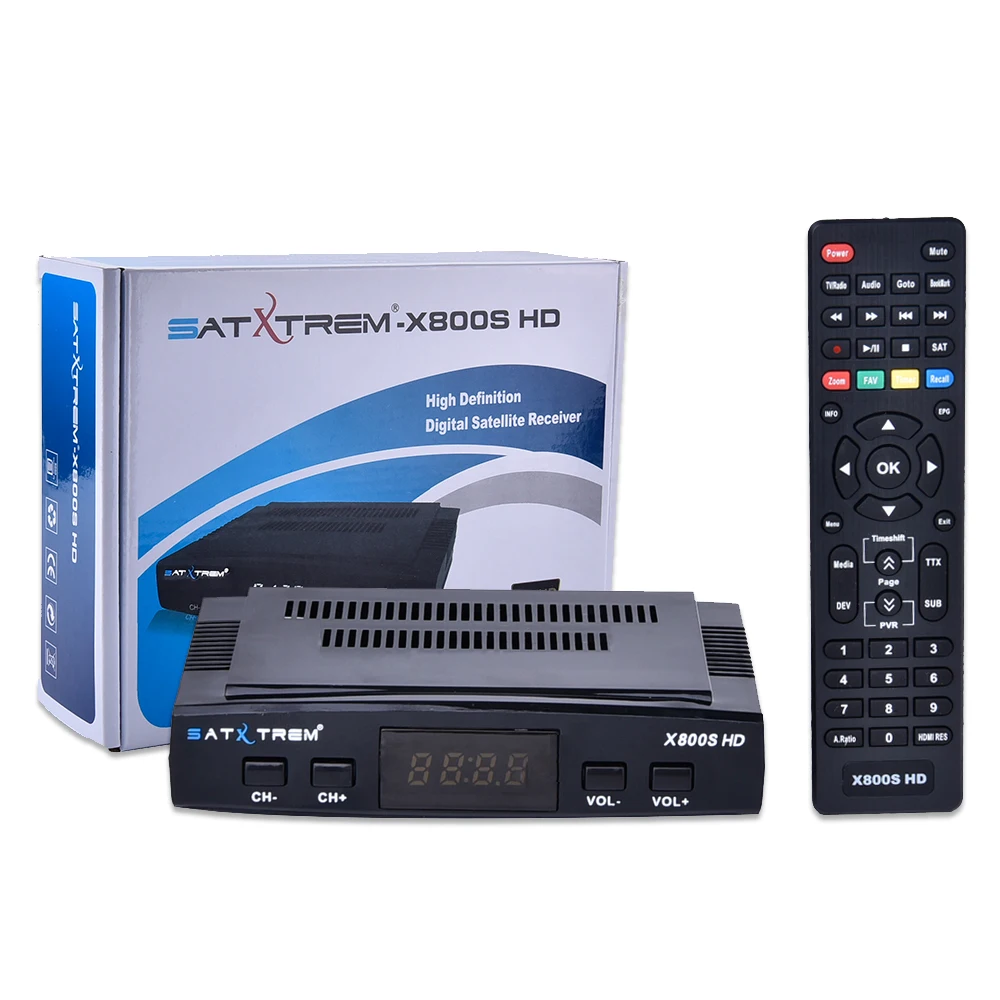 Спутниковый ресивер Satxtrem X800s цифровой ТВ спутниковый DVB S2 декодер ТВ-приемник FTA