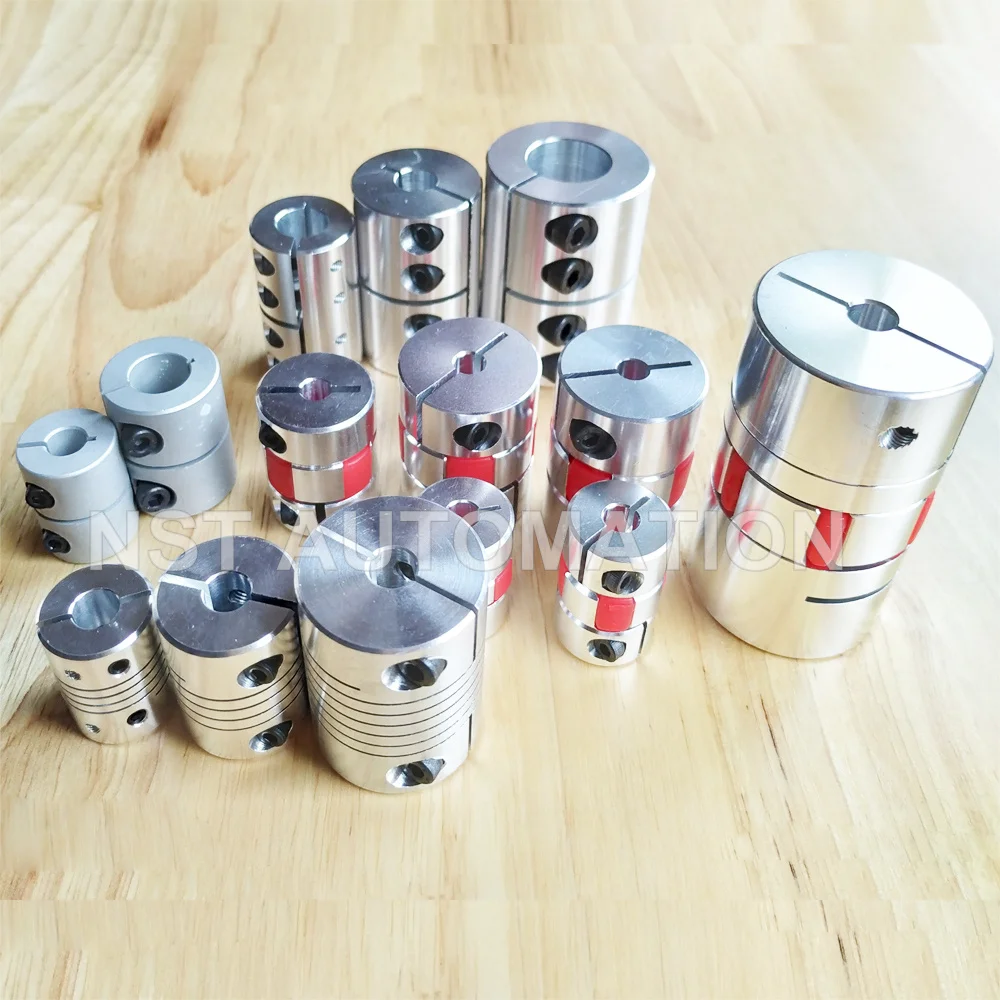 eixo de acoplamento rigido haste acoplador secao cnc motor deslizante escultura maquina parafuso 05