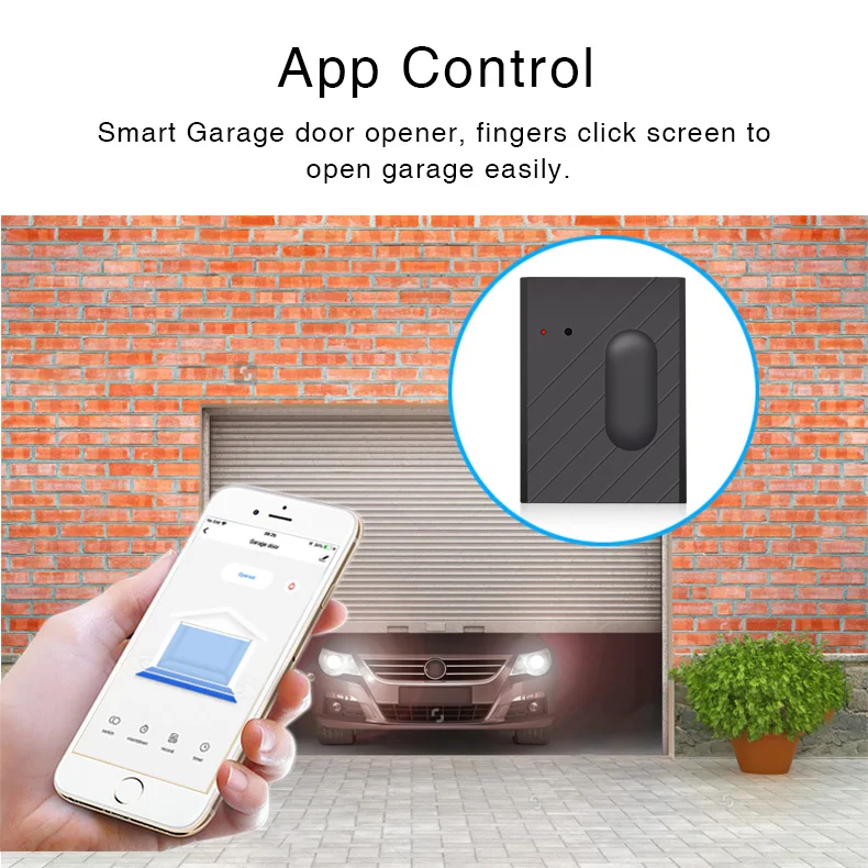 fingerprint recognition device WiFi Garage Door Opener Smart Gate Door Controllor Compatible With Alexa Echo Google Home Smart Life Tuyasmart IOS Android APP smart lock deadbolt