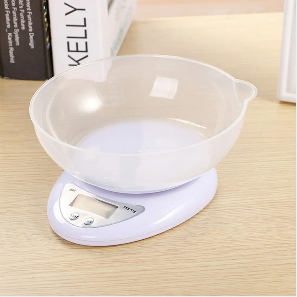 5KG/1g High Precision Weighing Scale Digital Electronic Kitchen Scale Mini Portable Food Diet Balance Scale