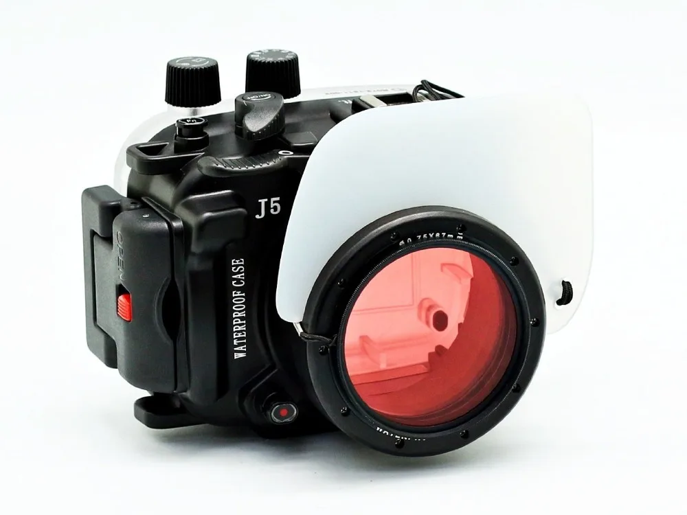 Best 40M/130ft Diving Camera Underwater Housing case /Waterproof Shell Case For Nikon J5 (20mm) (10-30mm) Lens 2