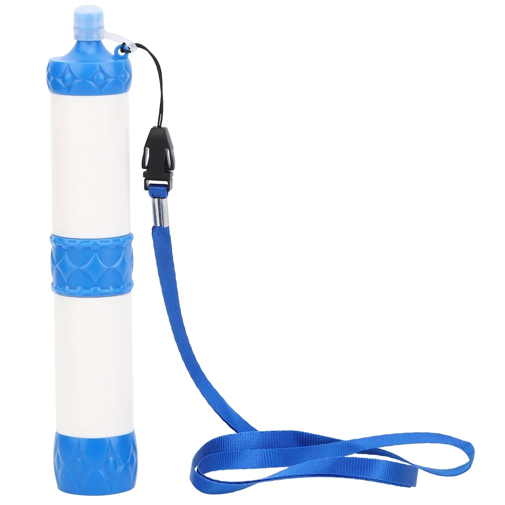 ABS Food Grade Plastic Outdoor Water Purification Straw Portable Filter Sucker Emergency Direct Drinking for Hiking Camping | Спорт и