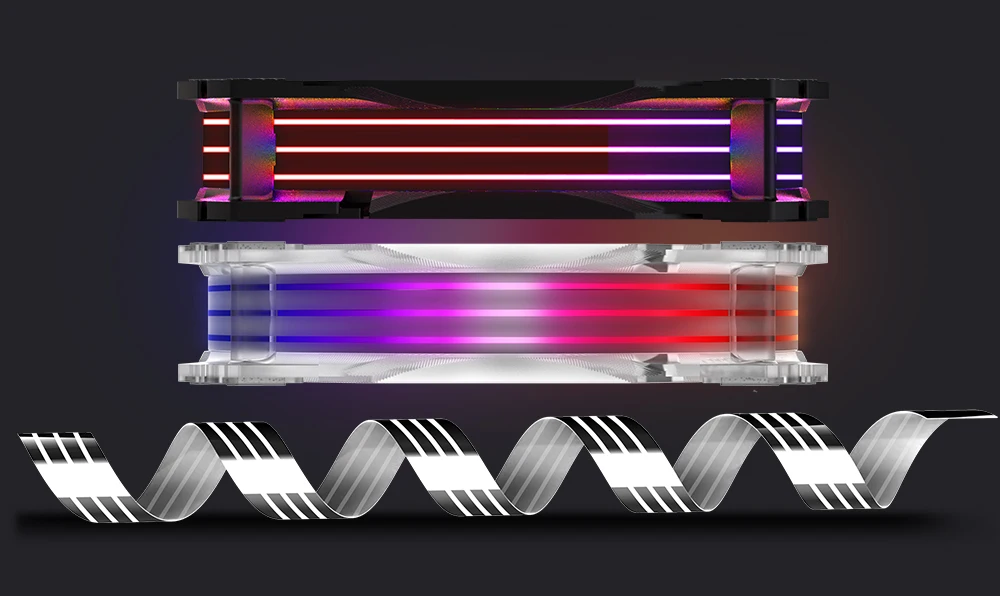 pwm + 3pin rgb apoio aura rgb fusão