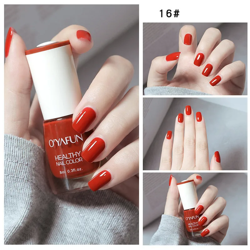Quick Dry Glitter & Matte Waterproof Nail Polish