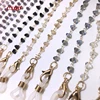 Fashion Reading Glasses Chain For Women Sunglasses Cords Casual 4mm Triangle Glass Beaded Stainless Steel Eyeglass Masks Chain ► Photo 2/6