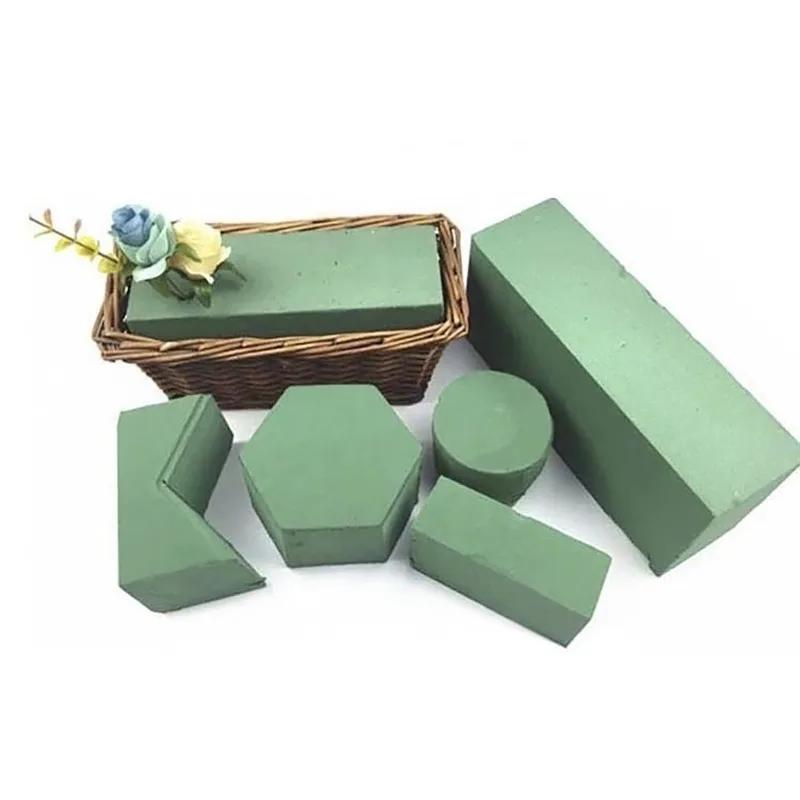 

10Pcs Floral Foam Blocks, Brick Flower Holder Florist Flower Styrofoam Green Bricks applied Dry or Wet for Artificial Flowers