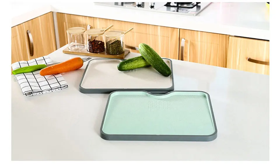 Kitchen Non-slip Chopping Blocks Tool Flexible Double Face Cutting Board Kitchen PP Cutting Board Classification Chopping Board