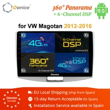 Ownice 2Din Android 9,0 360 панорама DSP 4G LTE радио K3 K5 K6 dvd-плеер автомобиля для Volkswagen Passat b7 CC Magotan 2012