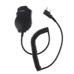 Baofeng – Microphone portable spécial pour talkie walkie UV 82, Extension de Station de Radio à double bouton PTT, haut parleur, Port K, CB 