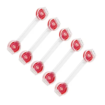 

5pcs Baby Refrigerators Safety Locks Multifunction Drawers Latch Anti-pinch Cabinet Door Locks Catch for Home (Transparent)