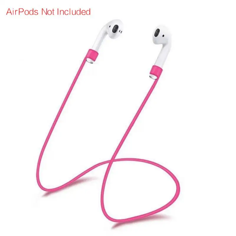 55 см для AirPods силиконовый анти-потерянный шейный ремень беспроводной наушник веревка шнур для наушников Аксессуары для наушников - Цвет: 2