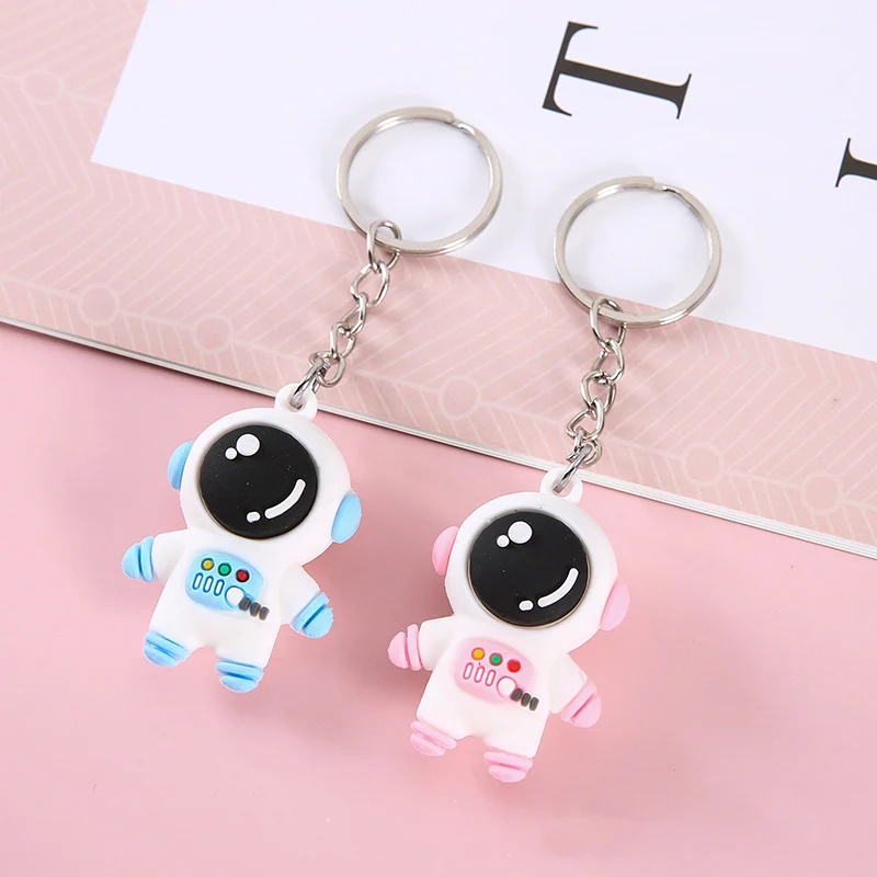 Meditating Astronaut Keychain