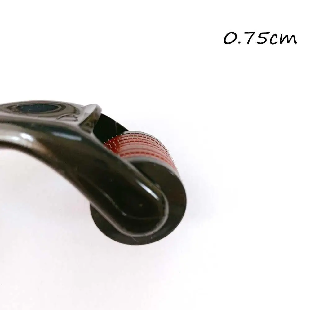 0.75mm Микро игла РОЛИК ручка Дерма ролик 540 микро иглы мезороллер машина Лечение тела Уход за кожей Инструмент микронидль ролик - Цвет: 0.75mm