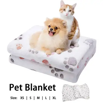

Pet Dog Blanket Fleece Comfortable Blanket Dogs Puppy Soft Winter Warm Sleeping Mat Cover Dog Bed Mat Cushion for Dogs Cats