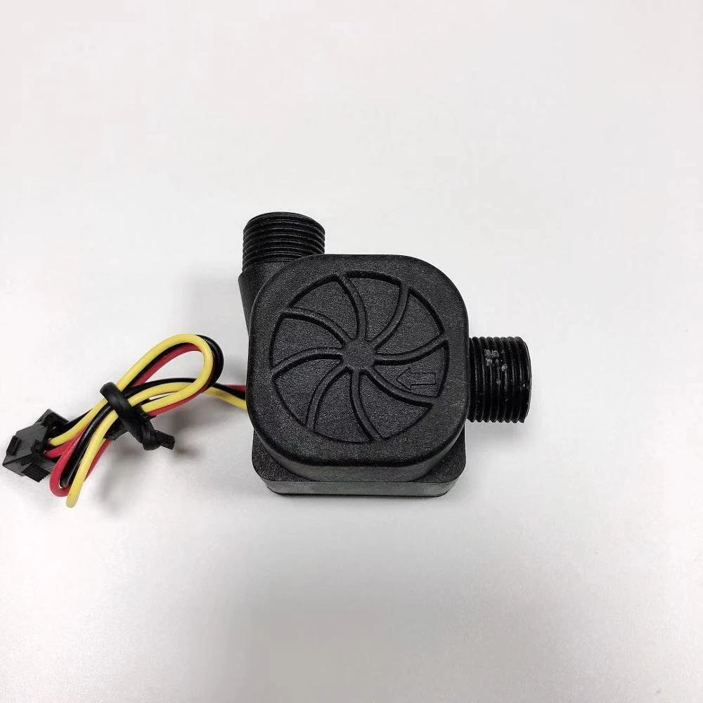 Sensor de flujo de agua para ventilador de aire acondicionado, accesorio con efecto Hall, PA 66 rango de flujo de agua de 0,5 20 líquido M16, SEN HW16WA|Sensores de corriente|