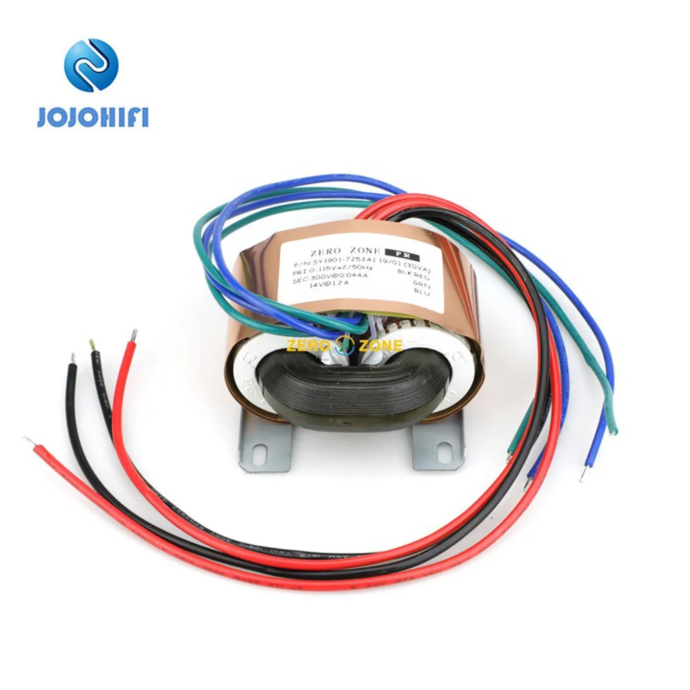 30VA R тип Мощность Крупный рогатый скот с медной фольгой трансформатор для PRT06B HIFI