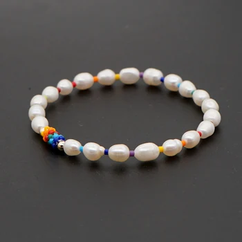 

Go2Boho Bracelet For Women Boho Jewelry 2020 Rainbow Charm Bracelets Miyuki Seed Beads Freshwater Pearl Luxury Handmade Bangles