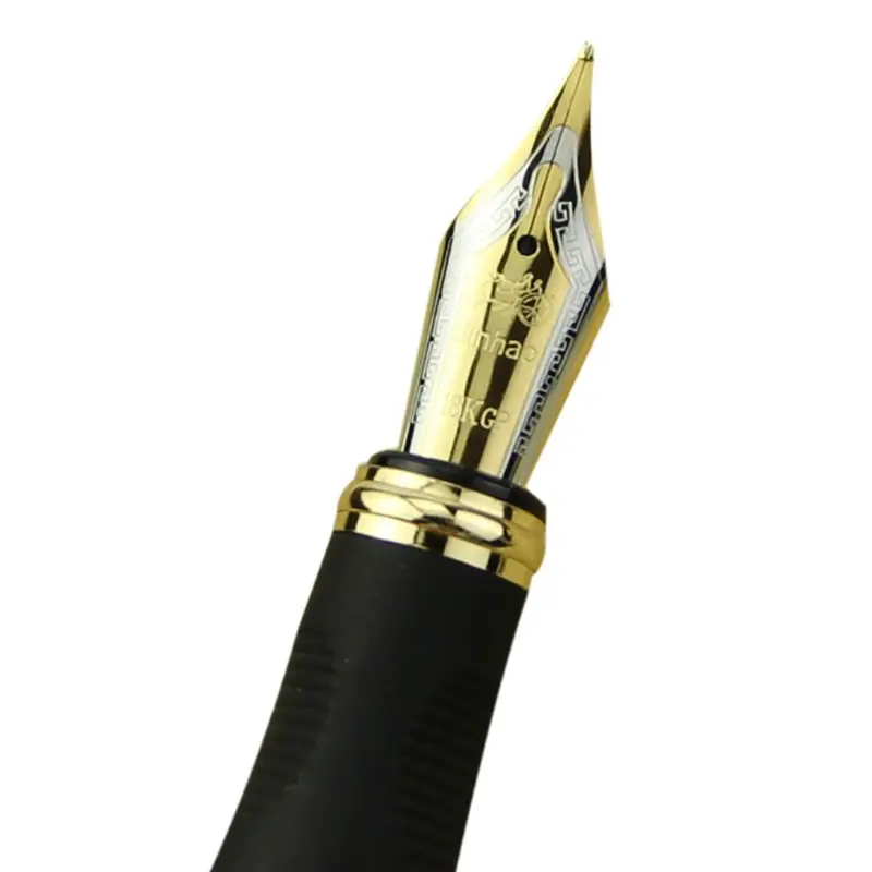 Jinhao X450 Белый Средний Перо Золотой отделкой авторучка Горячая L41E