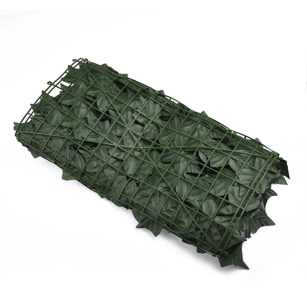4PCS Artificial Hedge Panels Garden Fence Wall Landscaping Privacy Screen Mesh Trellis Home Outdoor Decor 25*50CM