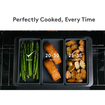 

Baking Sheet Set of 4 Nonstick Sheet Pan Set Dishwasher Safe Toaster Oven Pan Tray Replacement Silicone Tray XH8Z