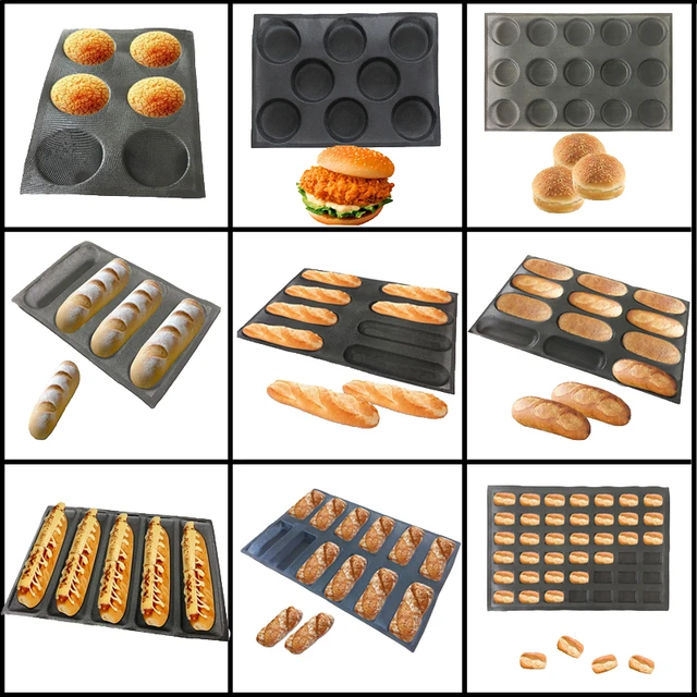 Stampo per panini per Hamburger in Silicone stampo per pagnotta a 4 cavità  stampi da forno antiaderenti Muffin Cake pasticceria vassoio da cucina  Bakeware - AliExpress