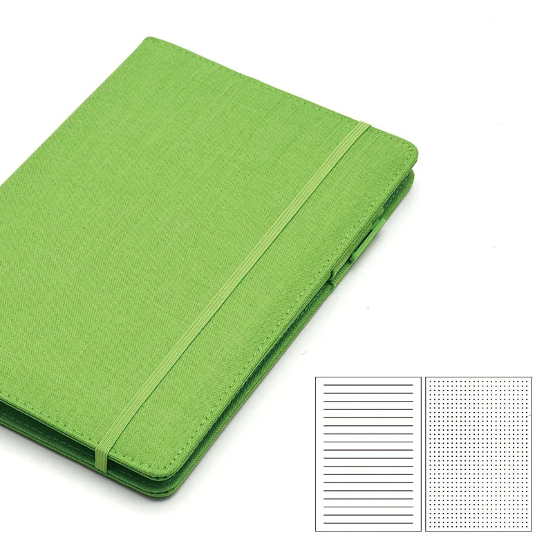 Зеленый Xiaomi Mijia Youpin Memory notebook набор бизнес-Конференции Подарок 80 г Daolin бумажная офисная обучающая портативная ручка для заметок канцелярские принадлежности - Цвет: Зеленый