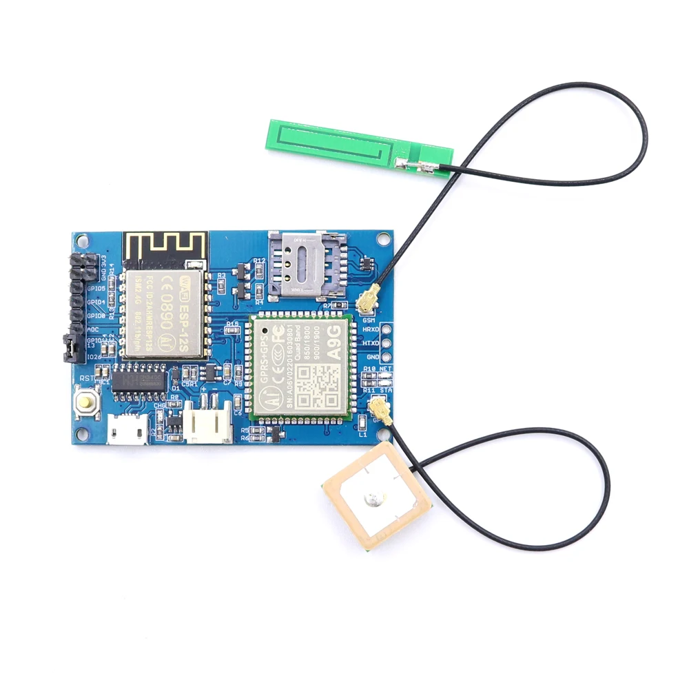 ESP8266 Nodemcu ESP-12S A9G IOT Node V1.0 модуль IOT макетная плата со всеми в одном WiFi с GSM GPRS gps антенна