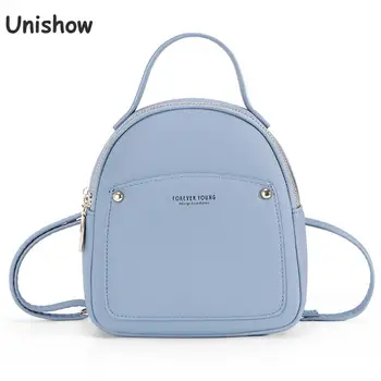 

Small Pu Leather Women Backpack 2020 Summer Female Backpack Mini Zipper Women Bagpack Brand Designer Girl Back Pack Purse