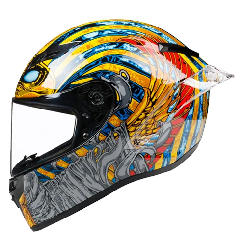 Полный шлем мотоциклетный шлем полное лицо профессиональный шлем de Moto Capacete De Motocicleta Мотокросс DOT одобренный внедорожный - Цвет: 1