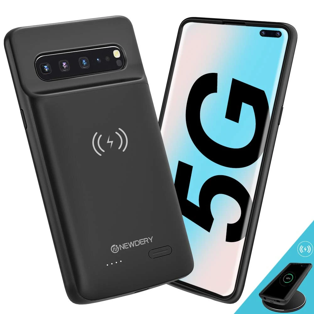 Newdery Wireless Battery Case For Samsung Galaxy S10 5g Qi Wireless Charging 5000mah Charger Case For Galaxy S10 5g 6 7 Inch Battery Charger Cases Aliexpress
