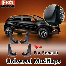 4Pcs Universal Schlamm Klappen Schmutzfänger Splash Guards Vorne und Hinten Für Renault Megane Captur Clio Kwid Kadjar Fluence Symbol koleos