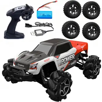 

RCtown RBRC RB1277A 1/12 2.4G 4WD 35km/h Mecanum Wheel RC Car Electric Drift Vehicle Full Proportional RTR Model with 4 Tires