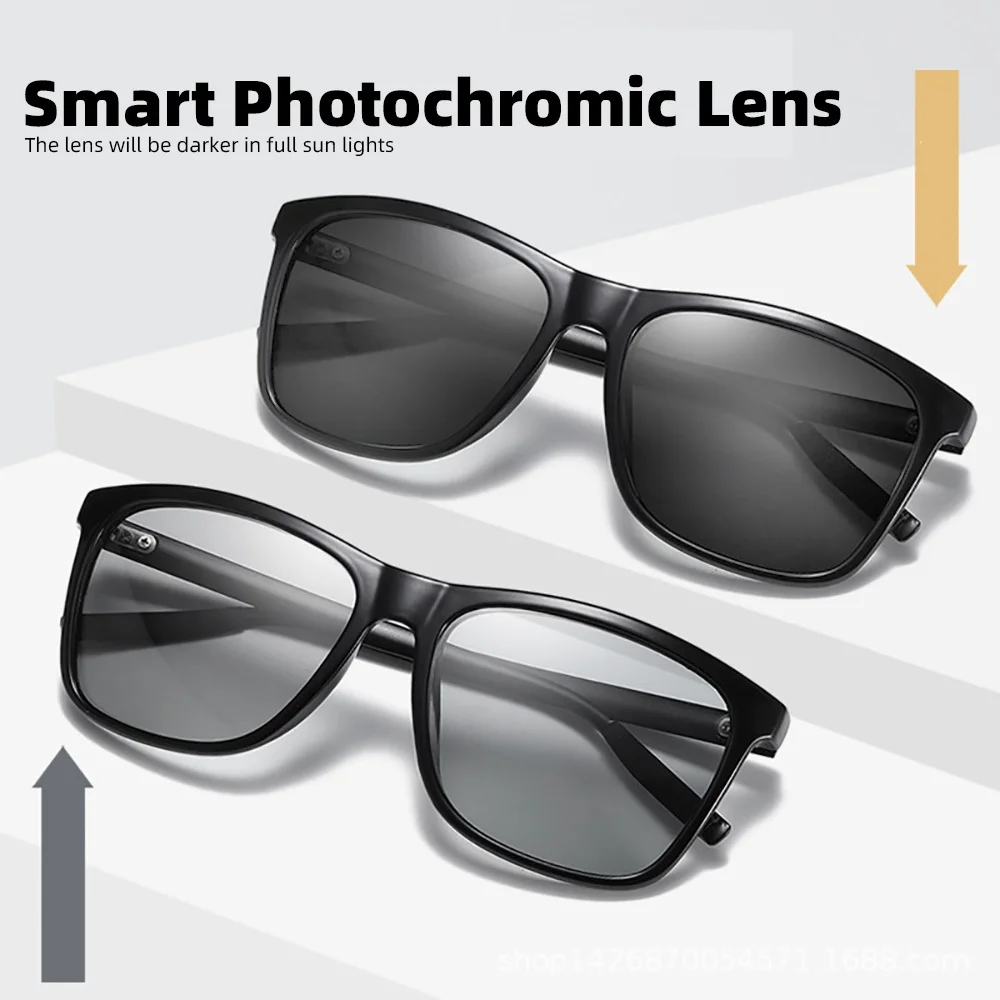 VIVIBEE Color Change Grey Frame Photochromic Polarized
