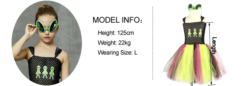 Alien Space Inspired Girl Tutu Costume Dress Holiday Pageant Birthday Halloween Girls Dress Party Princess Kids Fancy Clothes (3)