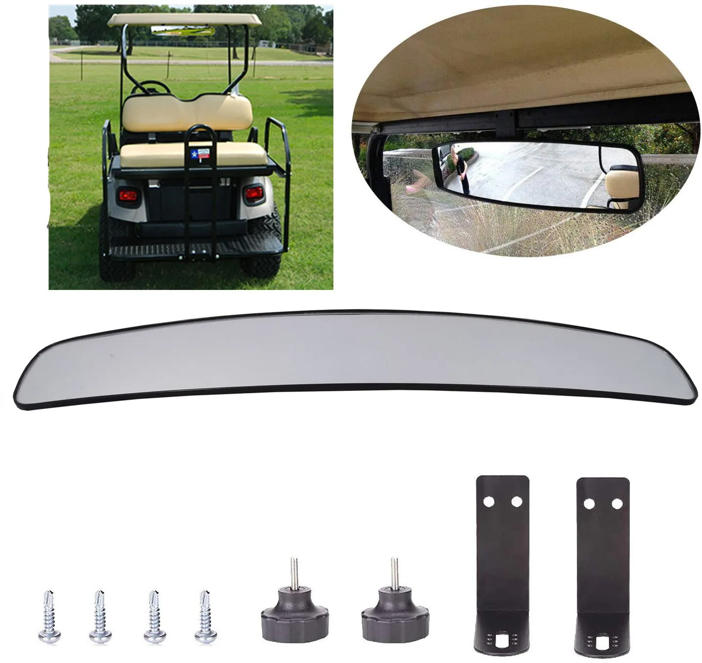 Golf Cart Side Rear View Mirror Fits EZGO Club Car Yamaha - AliExpress