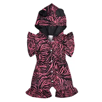 

2020 Baby Girls Leopard Print Romper Summer Lovely Baby Jumpsuits Long Sleeve Rompers Cute Soft Cotton Baby Jumpsuits 70-100cm