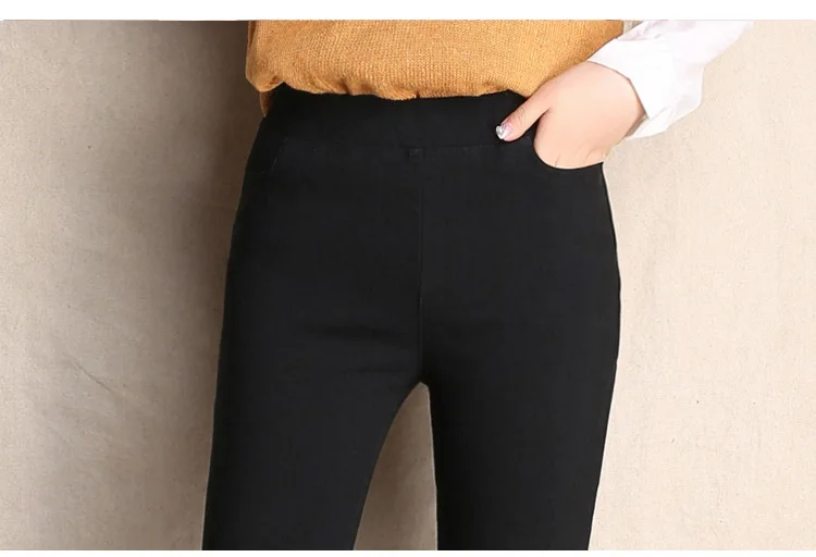 Женские узкие джинсы Новая Мода бойфренд вымытые эластичные джинсы тонкие узкие брюки имитация джинсов Femme