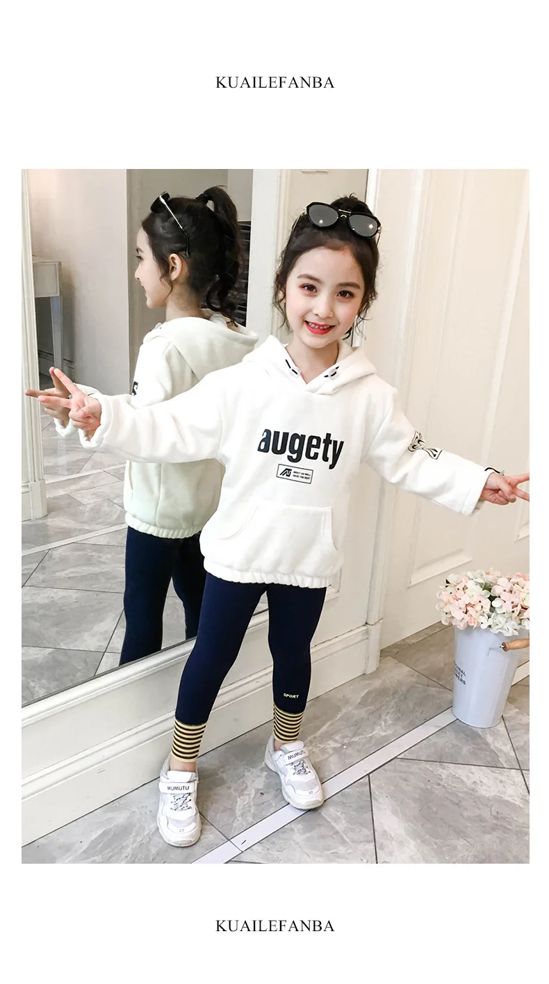 autumn winter girls leggings kids children trousers striped fashion age 10 12