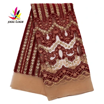 

Champagne Gold Sequin Fabric Heavy Embroidered Latest African Party Dress 3D Flower Sampe Applique Handmade Dress AMY2706B
