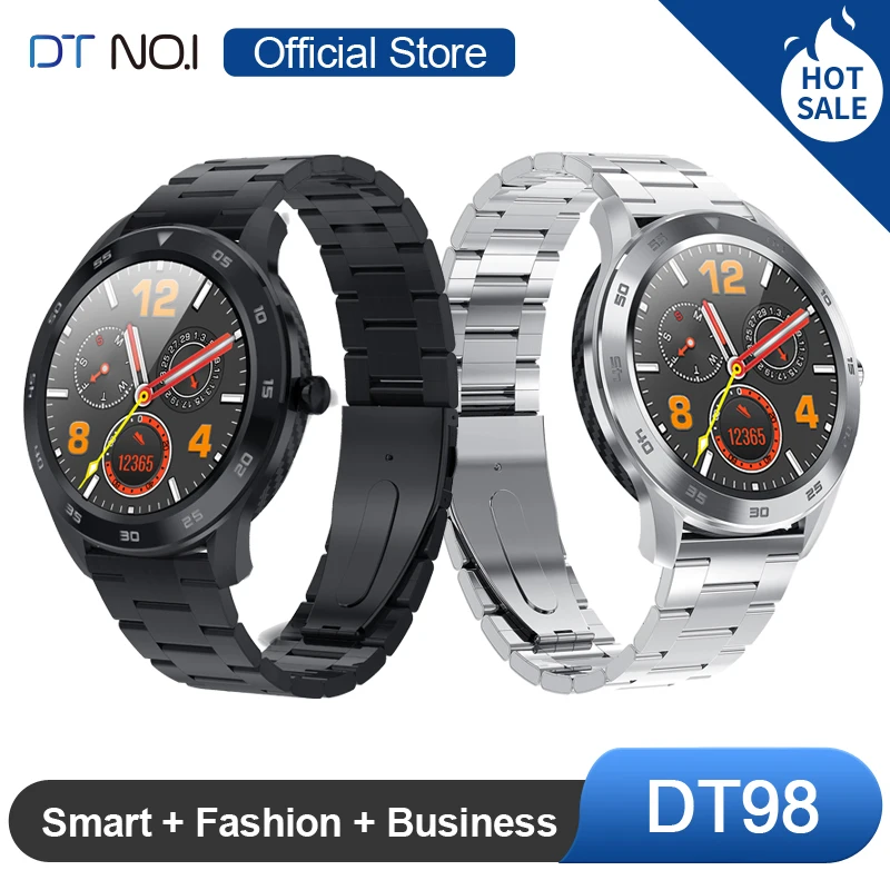  [OFFICIAL STORE] DTNO.I NO.1 DT98 Smart Watch IP68 Waterproof 1.3 Full Round HD Screen Multi Dial S - 4000408540190