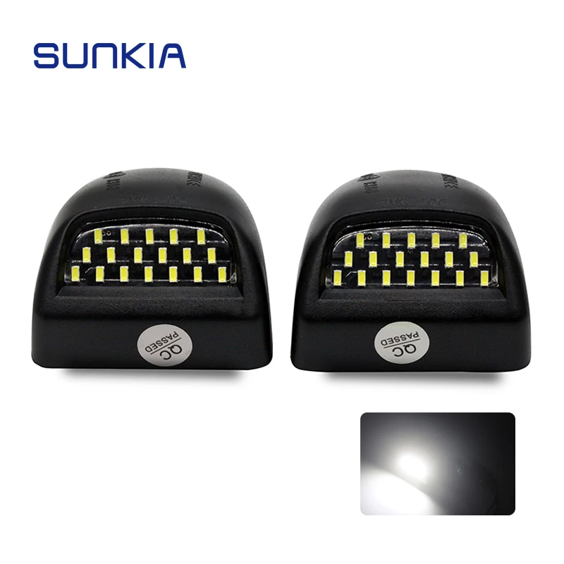 SUNKIA 2 шт./компл. светодиодный номерной знак лампа для Chevrolet/Cadillac/GMC 6000K белый цвет