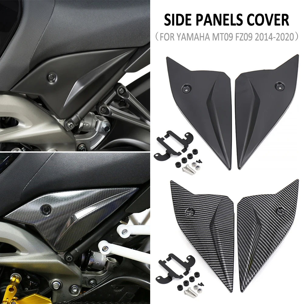 

Motorcycle Side Panels Covers Fairing Cowl Plate Protector Guard Cover Carbon For Yamaha MT-09 MT09 MT 09 FZ-09 FZ09 2014 - 2020