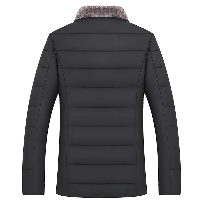 big Plus Size 8xl 7xl Winter Jacket Men Thick Warm Down Jacket Mens Autumn Outerwear Zippers Fleece Parka Mens Fur Collar Coat
