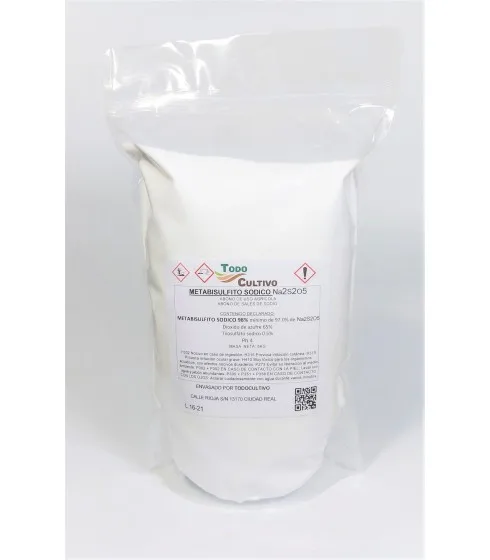 Metabisulfito Sodio Na2S2O5 Disulfito Sodio Sodio O Pirosulfito 5Kg. È Usato Come Alimento Conservante, Trattamenti Caldi, Come La Tintura O Per Produ