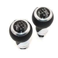 6 speed 5 Speed Leather Gear Shift Only Knob For Audi A4 S4 B8 8K A5 8T Q5 8R S Line 07-15 Shifter Handle car parts