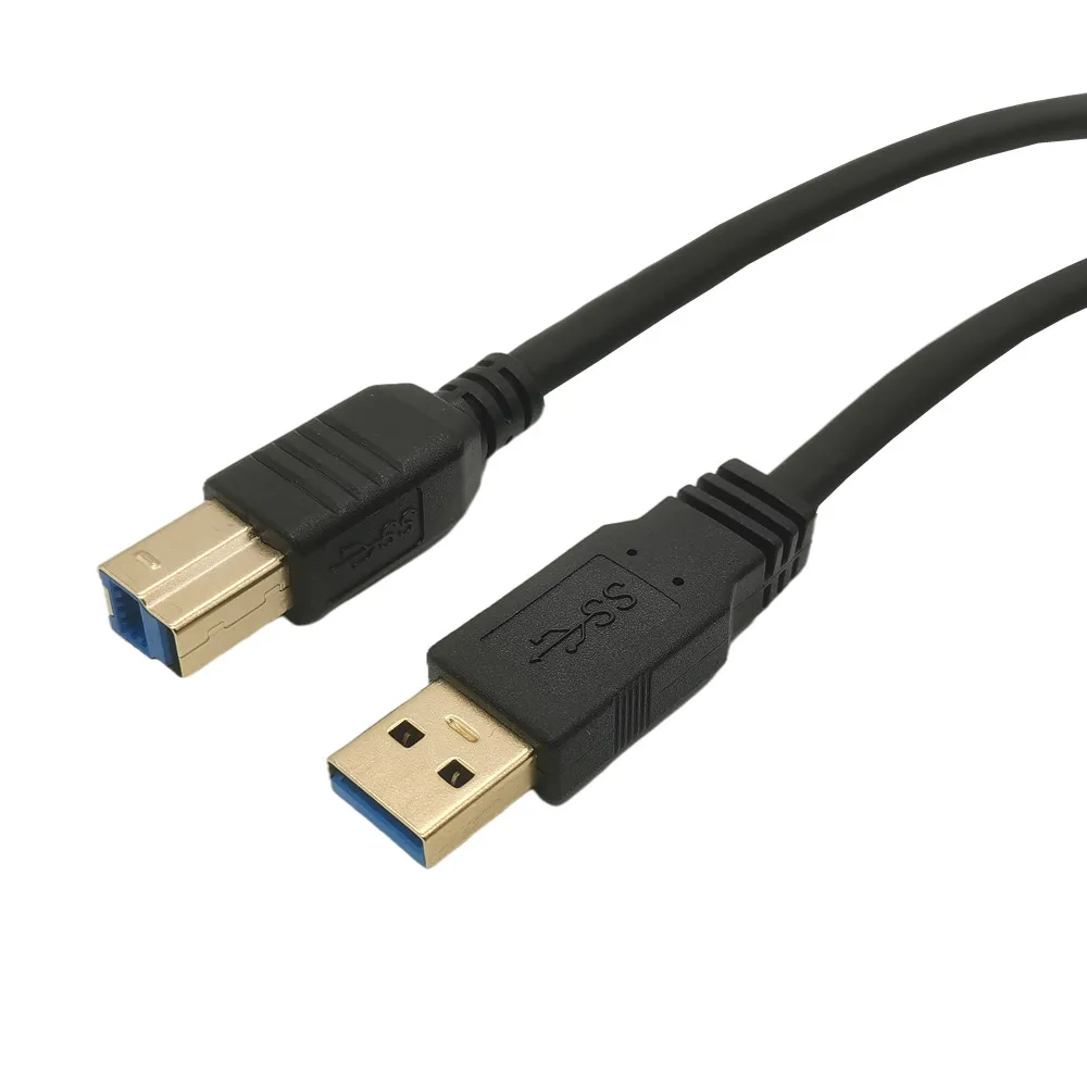 Позолоченный Кабель USB 3 0 типа А папа к TYPE B для жесткого диска 2 5 дюйма HDD/SSD м 6 1 |