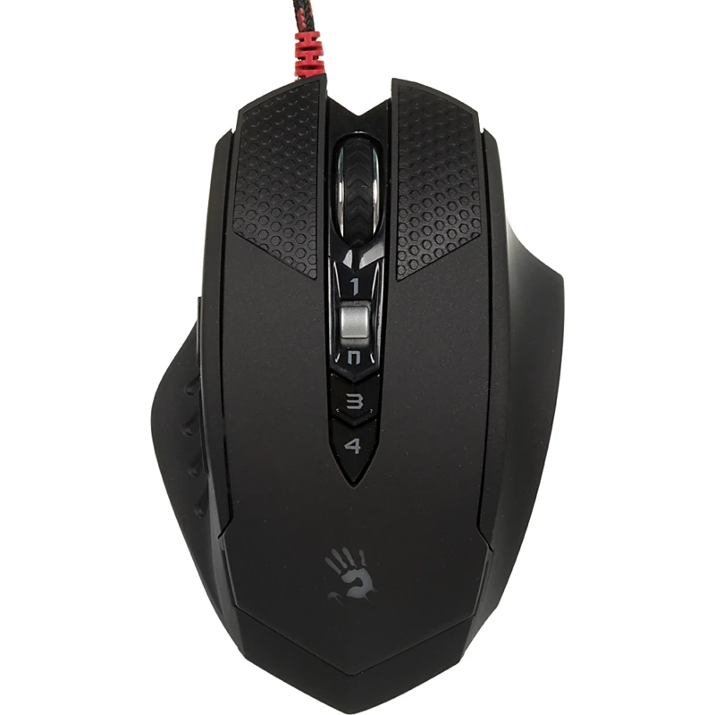 Мышь A4 Bloody TL7 Terminator черный/серый лазерная(8200dpi) USB2.0 игровая(9but