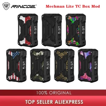 

Original Rincoe Mechman Lite TC Box Mod 228W Max Output Powered by Two 18650 Batteries with Screen E-cig Box Mod Vs Drag 2 / Gen