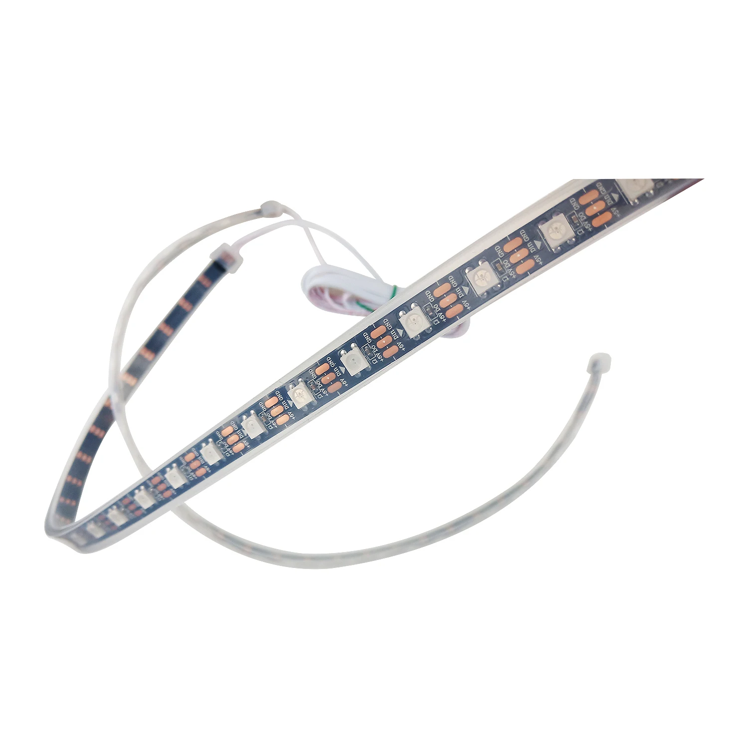 Espectro de Música Metro Colorido Dupla 30 Nível Indicador Áudio Flexível Som Controle Remoto Tira Macia dc 5v Atualizado 0.5 Led - Image 6