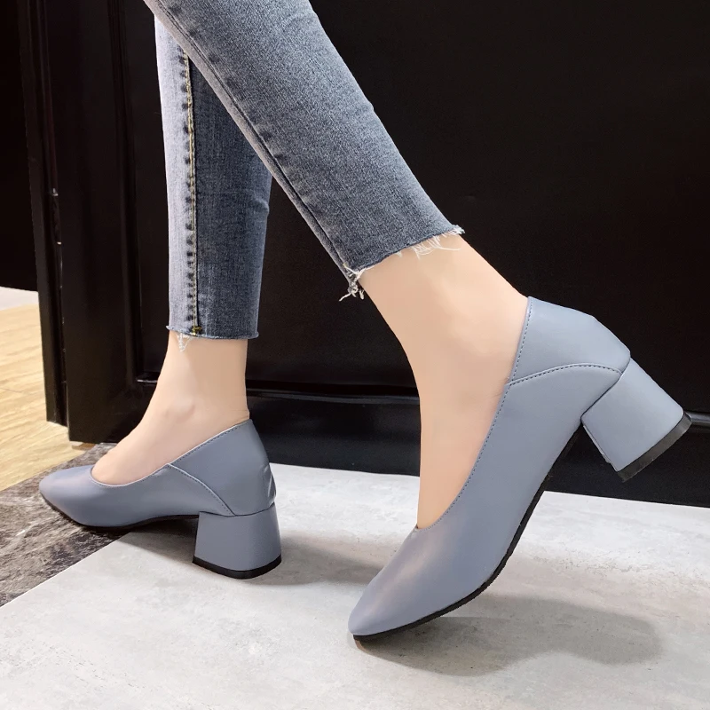 Женские модельные туфли Сезон весна осень Офисные с квадратным носком лодочки